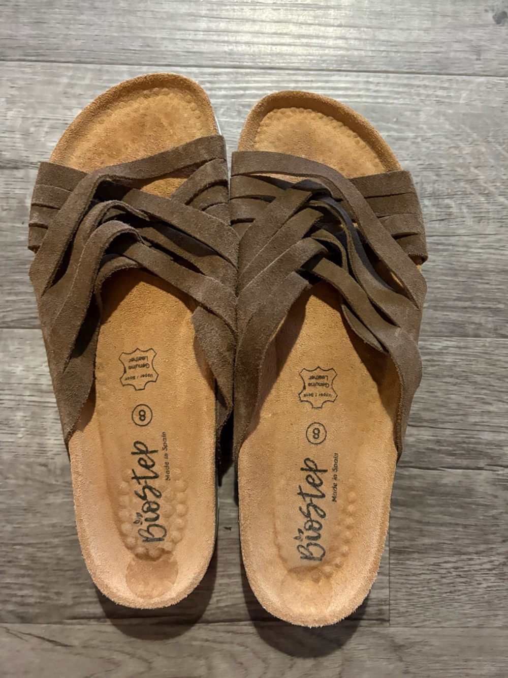 Women’s Leather Biostep Sandal 8